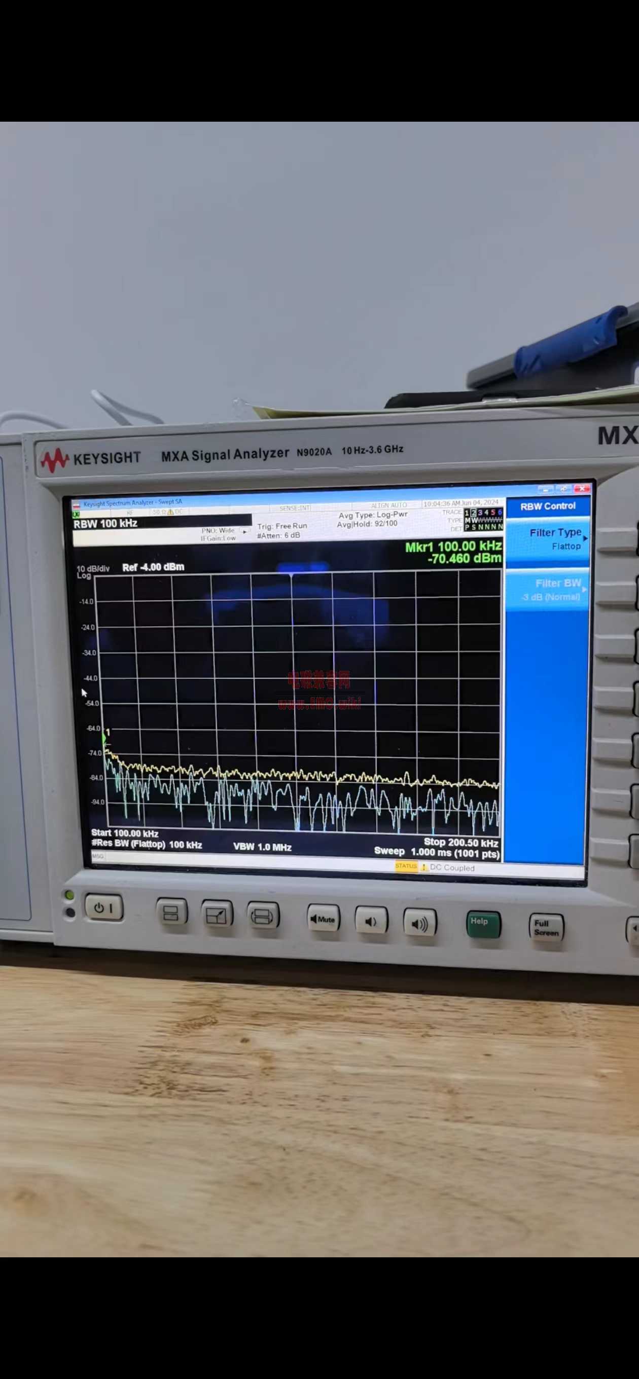 频谱分析仪的RBW滤波器 Flat top filter 和 Gaussian filter，有什么区别？